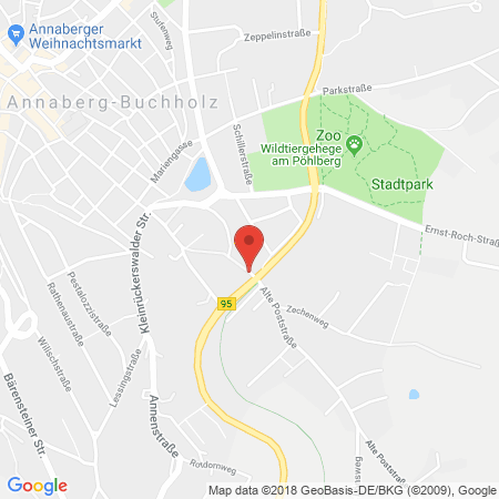 Standort der Autogas Tankstelle: Autohaus Raab GmbH in 09456, Annaberg-Buchholz