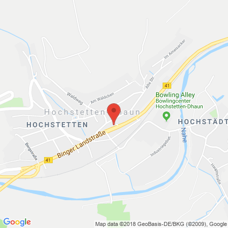 Position der Autogas-Tankstelle: Total Hochstetten in 55606, Hochstetten