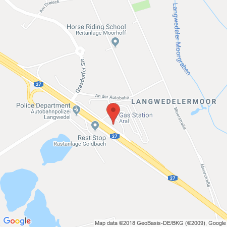 Standort der Tankstelle: Aral Tankstelle, Bat Goldbach Nord in 27299, Langwedel
