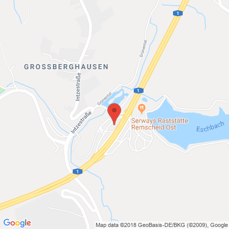 Standort der Tankstelle: Westfalen Tankstelle in 42859, Remscheid
