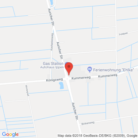Standort der Tankstelle: Tankstelle Ippen in 26556, Willmsfeld - Westerholt