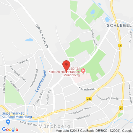Position der Autogas-Tankstelle: JET Tankstelle in 95213, Muenchberg