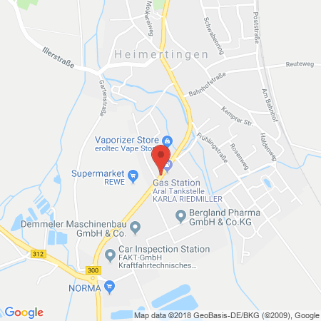 Standort der Tankstelle: ARAL Tankstelle in 87751, Heimertingen