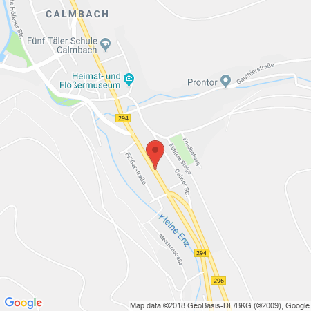 Position der Autogas-Tankstelle: Agip Tankstelle in 75323, Bad Wildbad-calmbach
