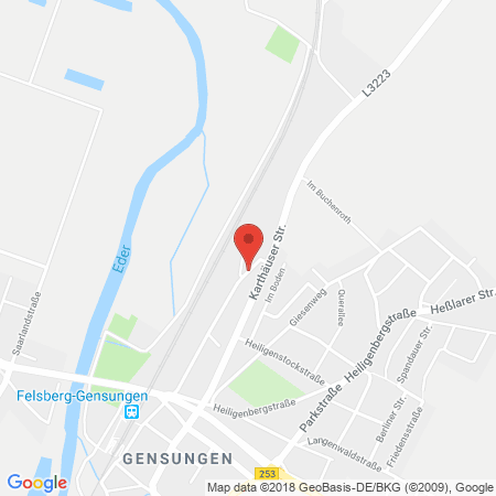 Standort der Autogas Tankstelle: Autohaus Hilgenberg in 34587, Felsberg