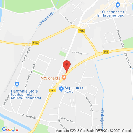Standort der Tankstelle: LTG Tankstelle in 29451, Dannenberg
