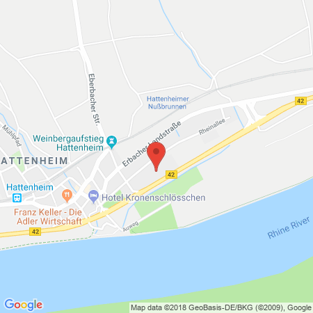 Position der Autogas-Tankstelle: Shell Tankstelle in 65347, Eltville