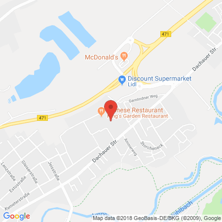 Standort der Tankstelle: Rewe Tankstelle Olching Tankstelle in 82140, Olching