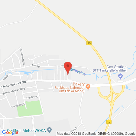 Position der Autogas-Tankstelle: Assmus Jutta in 36456, Barchfeld