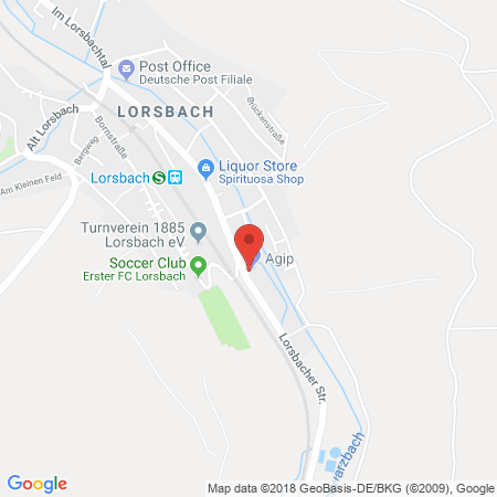 Position der Autogas-Tankstelle: Agip Tankstelle in 65719, Hofheim-lorsbach