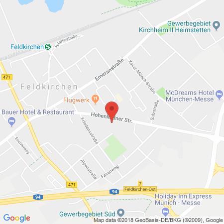 Position der Autogas-Tankstelle: Esso Tankstelle in 85622, Feldkirchen