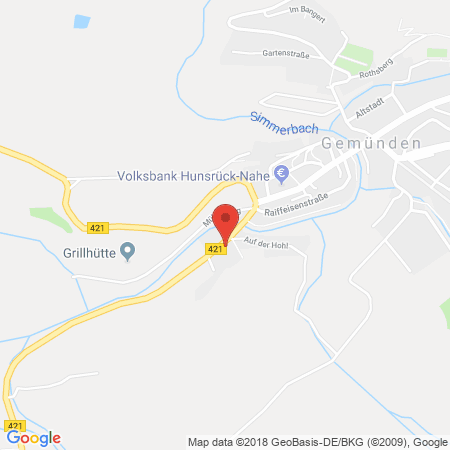 Standort der Tankstelle: ED Tankstelle in 55490, Gemünden