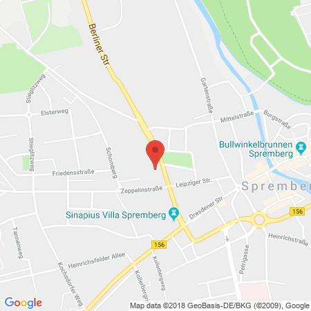 Position der Autogas-Tankstelle: Shell Tankstelle in 03130, Spremberg