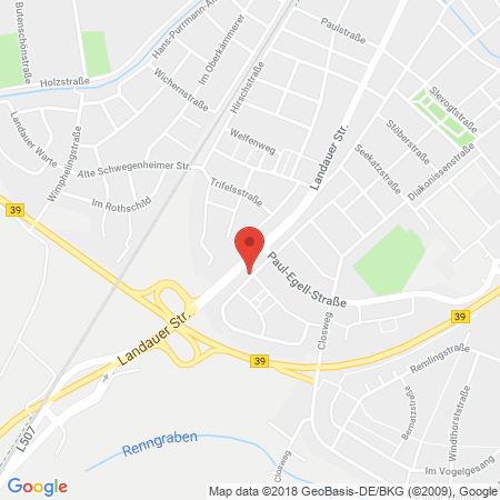 Position der Autogas-Tankstelle: Bft Tankstelle in 67346, Speyer