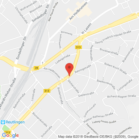 Standort der Tankstelle: Shell Tankstelle in 72766, Reutlingen