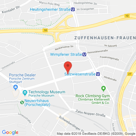 Standort der Tankstelle: ESSO Tankstelle in 70435, STUTTGART