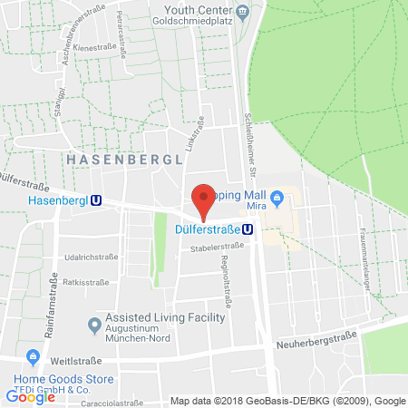 Standort der Tankstelle: ARAL Tankstelle in 80933, München