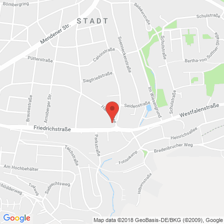 Standort der Tankstelle:  bft-Station A. Tudyka in 58636, Iserlohn