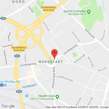 Standort der Tankstelle: ARAL Tankstelle in 53119, Bonn