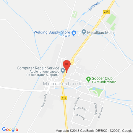 Position der Autogas-Tankstelle: Ts Mündersbach in 56271, Mündersbach