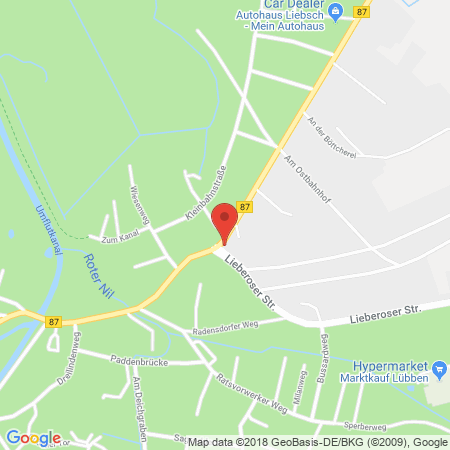 Standort der Tankstelle: TotalEnergies Tankstelle in 15907, Luebben