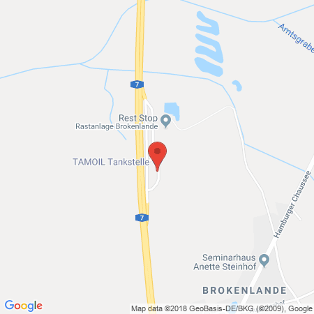 Position der Autogas-Tankstelle: Brokenlande, Apothekerholz 3 in 24623, Brokenlande