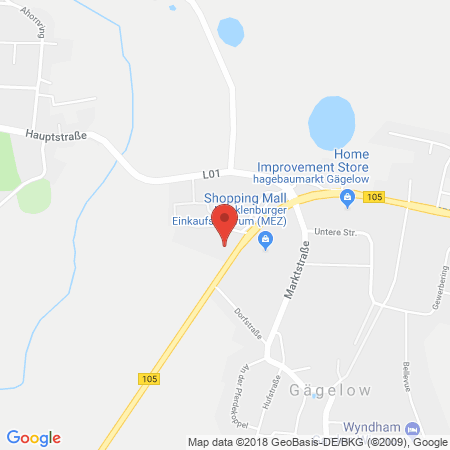 Standort der Tankstelle: HEM Tankstelle in 23968, Gägelow