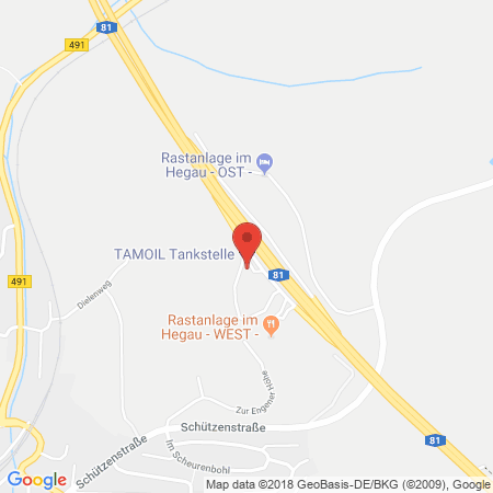 Standort der Tankstelle: Engen, Zur Engener Höhe / An Der Bab 81 in 78234, Engen