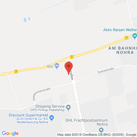 Position der Autogas-Tankstelle: HEM Tankstelle in 99428, Nohra