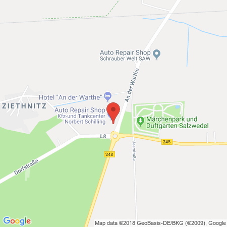 Position der Autogas-Tankstelle: HEM Tankstelle in 29410, Salzwedel