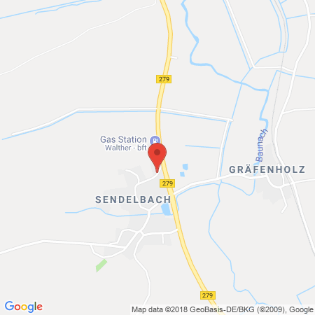 Standort der Autogas Tankstelle: bft Tankstelle Kaczke in 96184, Rentweinsdorf