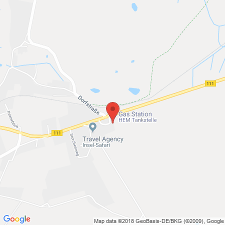 Position der Autogas-Tankstelle: HEM Tankstelle in 17438, Wolgast