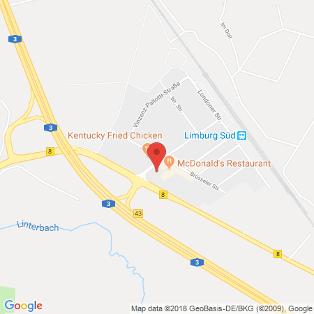 Position der Autogas-Tankstelle: HEM Tankstelle in 65552, Limburg