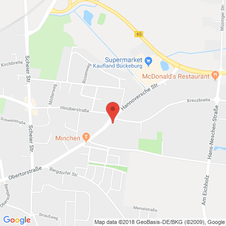 Position der Autogas-Tankstelle: HEM Tankstelle in 31675, Bückeburg