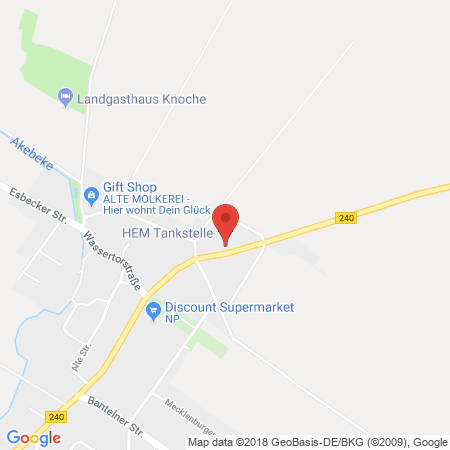 Position der Autogas-Tankstelle: HEM Tankstelle in 31036, Eime