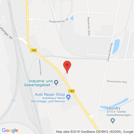 Position der Autogas-Tankstelle: HEM Tankstelle in 06366, Köthen
