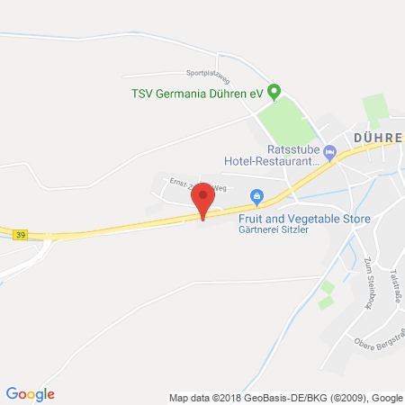 Standort der Tankstelle: AVIA Tankstelle in 74889, Sinsheim-Dühren