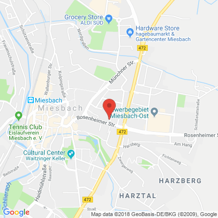 Position der Autogas-Tankstelle: Shell Tankstelle in 83714, Miesbach