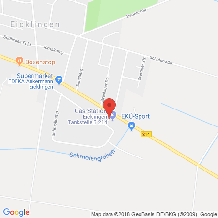 Position der Autogas-Tankstelle: AGIP Tankstelle in 29358, Eicklingen