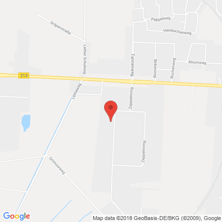 Position der Autogas-Tankstelle: Rwg Bissel-halenhorst Eg in 26197, Grossenkneten / Ot Ahlhorn