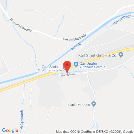 Standort der Tankstelle: TotalEnergies Tankstelle in 77756, Hausach