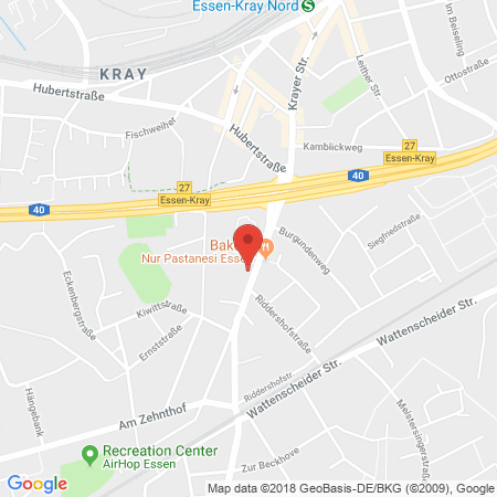 Position der Autogas-Tankstelle: Shell Tankstelle in 45307, Essen