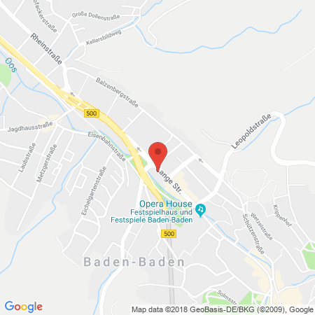 Standort der Tankstelle: Shell Tankstelle in 76530, Baden-Baden