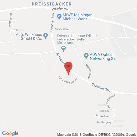 Standort der Tankstelle: bft - Walther Tankstelle in 98617, Meiningen