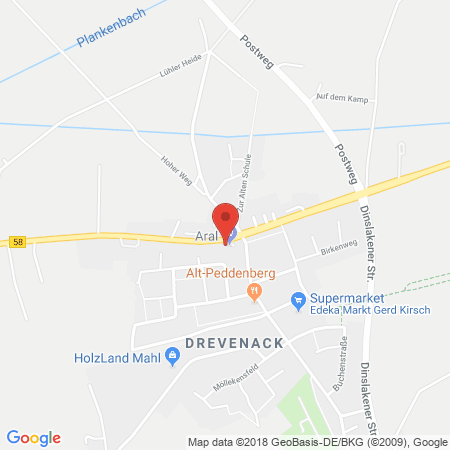 Standort der Tankstelle: ARAL Tankstelle in 46569, Hünxe