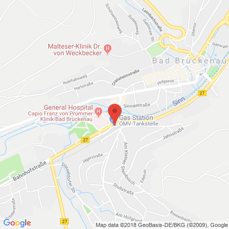 Standort der Tankstelle: OMV Tankstelle in 97769, Bad Brückenau