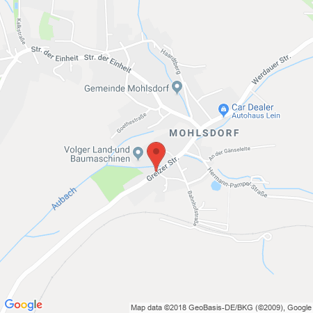 Position der Autogas-Tankstelle: Calpam Tankstelle in 07987, Mohlsdorf