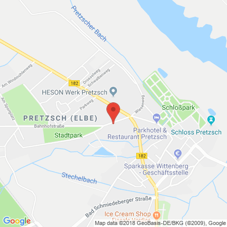 Standort der Tankstelle: Raiffeisen Tankstelle in 06909, Pretzsch