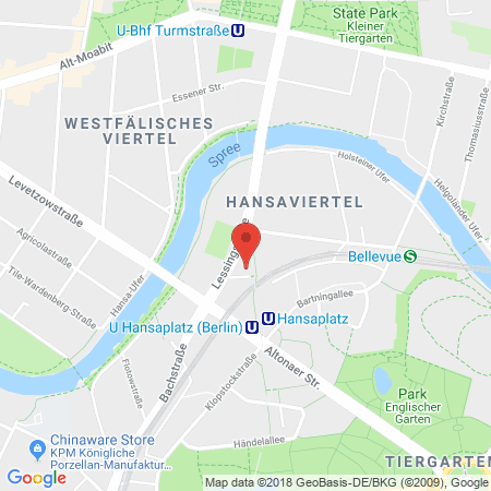 Standort der Tankstelle: ESSO Tankstelle in 10555, BERLIN