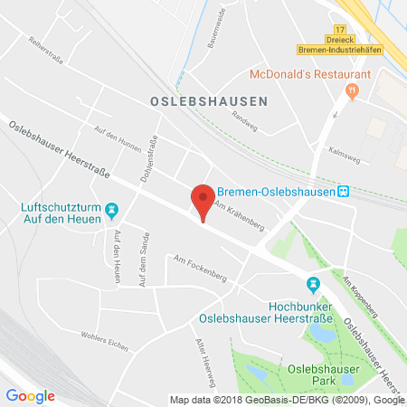 Standort der Autogas Tankstelle: Bremer Autogas Station in 28239, Bremen - Oslebshausen